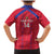 Custom Haiti Football Family Matching Mermaid Dress and Hawaiian Shirt Les Grenadiers Veve Vodou Red - Wonder Print Shop
