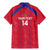 Custom Haiti Football Family Matching Mermaid Dress and Hawaiian Shirt Les Grenadiers Veve Vodou Red - Wonder Print Shop