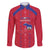 Custom Haiti Football Family Matching Mermaid Dress and Hawaiian Shirt Les Grenadiers Veve Vodou Red - Wonder Print Shop