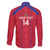 Custom Haiti Football Family Matching Mermaid Dress and Hawaiian Shirt Les Grenadiers Veve Vodou Red - Wonder Print Shop