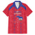 Custom Haiti Football Family Matching Summer Maxi Dress and Hawaiian Shirt Les Grenadiers Veve Vodou Red - Wonder Print Shop
