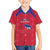 Custom Haiti Football Family Matching Summer Maxi Dress and Hawaiian Shirt Les Grenadiers Veve Vodou Red - Wonder Print Shop