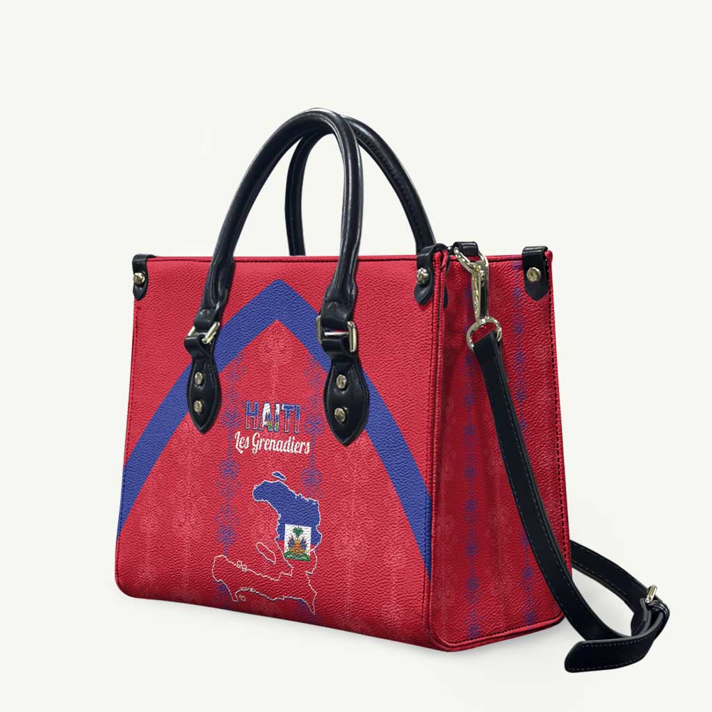 Haiti Football Leather Bag Les Grenadiers Veve Vodou Red - Wonder Print Shop