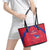 Haiti Football Leather Tote Bag Les Grenadiers Veve Vodou Red - Wonder Print Shop