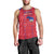 Custom Haiti Football Men Tank Top Les Grenadiers Veve Vodou Red - Wonder Print Shop