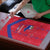 Haiti Football Puzzle Les Grenadiers Veve Vodou Red - Wonder Print Shop