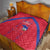 Haiti Football Quilt Les Grenadiers Veve Vodou Red - Wonder Print Shop