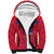 Custom Haiti Football Sherpa Hoodie Les Grenadiers Veve Vodou Red - Wonder Print Shop
