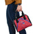 Haiti Football Shoulder Handbag Les Grenadiers Veve Vodou Red - Wonder Print Shop