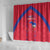 Haiti Football Shower Curtain Les Grenadiers Veve Vodou Red - Wonder Print Shop