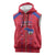 Custom Haiti Football Sleeveless Zip Hoodie Les Grenadiers Veve Vodou Red - Wonder Print Shop