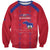 Custom Haiti Football Sweatshirt Les Grenadiers Veve Vodou Red - Wonder Print Shop