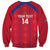 Custom Haiti Football Sweatshirt Les Grenadiers Veve Vodou Red - Wonder Print Shop