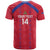 Custom Haiti Football T Shirt Les Grenadiers Veve Vodou Red - Wonder Print Shop