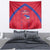 Haiti Football Tapestry Les Grenadiers Veve Vodou Red - Wonder Print Shop