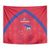 Haiti Football Tapestry Les Grenadiers Veve Vodou Red - Wonder Print Shop