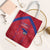 Haiti Football Tote Bag Les Grenadiers Veve Vodou Red - Wonder Print Shop