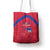 Haiti Football Tote Bag Les Grenadiers Veve Vodou Red - Wonder Print Shop