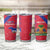 Custom Haiti Football Tumbler Cup Les Grenadiers Veve Vodou Red - Wonder Print Shop