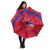 Haiti Football Umbrella Les Grenadiers Veve Vodou Red - Wonder Print Shop