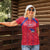 Custom Haiti Football Women Polo Shirt Les Grenadiers Veve Vodou Red - Wonder Print Shop