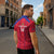 Custom Haiti Football Zipper Polo Shirt Les Grenadiers Veve Vodou Red - Wonder Print Shop