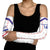 Custom Haiti Football Arm Sleeves Les Grenadiers Veve Vodou White - Wonder Print Shop