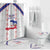 Haiti Football Bathroom Set Les Grenadiers Veve Vodou White - Wonder Print Shop