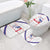 Haiti Football Bathroom Set Les Grenadiers Veve Vodou White - Wonder Print Shop