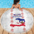Haiti Football Beach Blanket Les Grenadiers Veve Vodou White - Wonder Print Shop