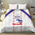 Haiti Football Bedding Set Les Grenadiers Veve Vodou White - Wonder Print Shop