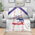 Haiti Football Blanket Les Grenadiers Veve Vodou White - Wonder Print Shop