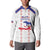 Custom Haiti Football Button Sweatshirt Les Grenadiers Veve Vodou White - Wonder Print Shop