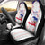 Haiti Football Car Seat Cover Les Grenadiers Veve Vodou White - Wonder Print Shop