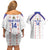 Custom Haiti Football Couples Matching Off Shoulder Short Dress and Hawaiian Shirt Les Grenadiers Veve Vodou White - Wonder Print Shop