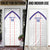Custom Haiti Football Door Cover Les Grenadiers Veve Vodou White - Wonder Print Shop