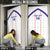 Custom Haiti Football Door Cover Les Grenadiers Veve Vodou White - Wonder Print Shop