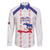 Custom Haiti Football Family Matching Mermaid Dress and Hawaiian Shirt Les Grenadiers Veve Vodou White - Wonder Print Shop