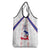 Haiti Football Grocery Bag Les Grenadiers Veve Vodou White - Wonder Print Shop