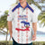 Custom Haiti Football Hawaiian Shirt Les Grenadiers Veve Vodou White - Wonder Print Shop