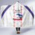 Haiti Football Hooded Blanket Les Grenadiers Veve Vodou White - Wonder Print Shop