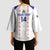 Custom Haiti Football Kimono Sleeve Blouse Les Grenadiers Veve Vodou White - Wonder Print Shop