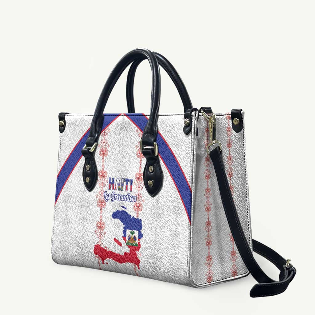 Haiti Football Leather Bag Les Grenadiers Veve Vodou White - Wonder Print Shop