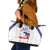 Haiti Football Leather Tote Bag Les Grenadiers Veve Vodou White - Wonder Print Shop