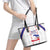 Haiti Football Leather Tote Bag Les Grenadiers Veve Vodou White - Wonder Print Shop