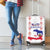 Haiti Football Luggage Cover Les Grenadiers Veve Vodou White - Wonder Print Shop