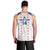Custom Haiti Football Men Tank Top Les Grenadiers Veve Vodou White - Wonder Print Shop
