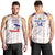 Custom Haiti Football Men Tank Top Les Grenadiers Veve Vodou White - Wonder Print Shop