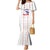 Custom Haiti Football Mermaid Dress Les Grenadiers Veve Vodou White - Wonder Print Shop