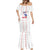 Custom Haiti Football Mermaid Dress Les Grenadiers Veve Vodou White - Wonder Print Shop
